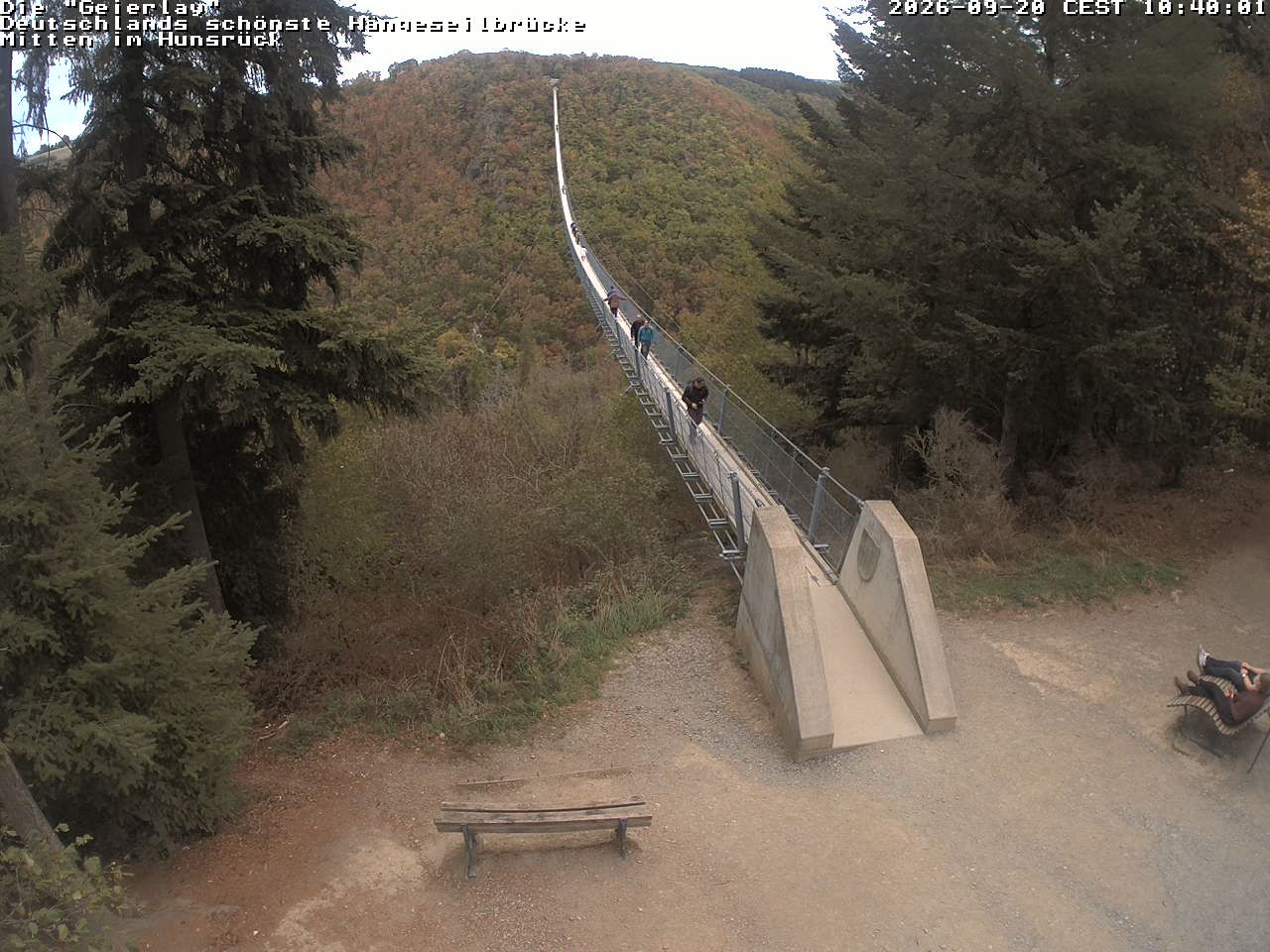 Archiv Foto Webcam Hängebrücke Geierlay bei Mörsdorf