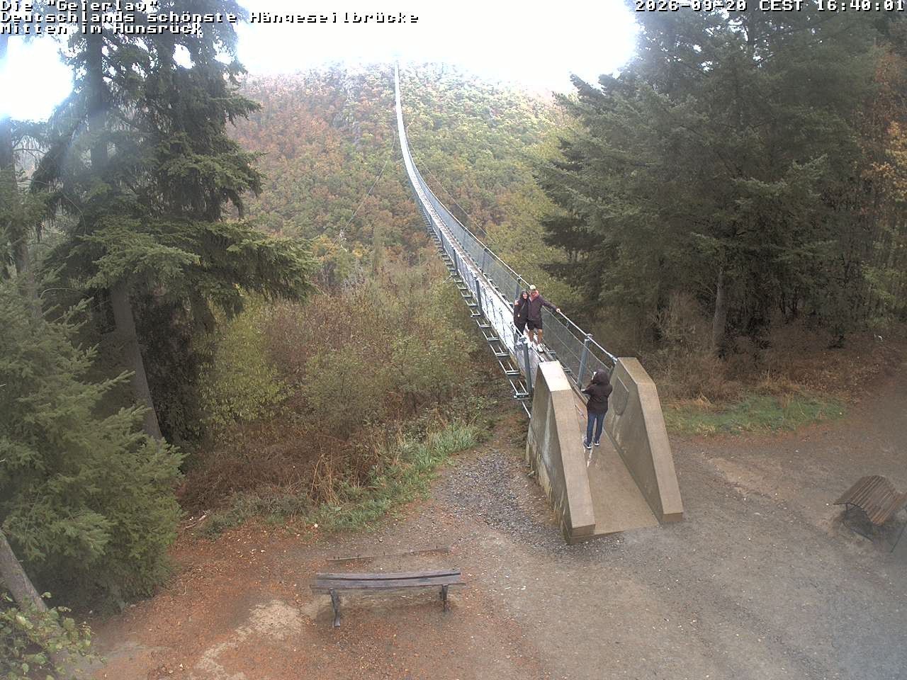 Archiv Foto Webcam Hängebrücke Geierlay bei Mörsdorf