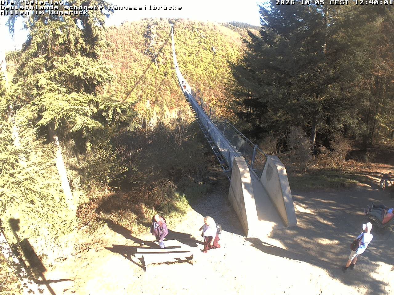 Archiv Foto Webcam Hängebrücke Geierlay bei Mörsdorf