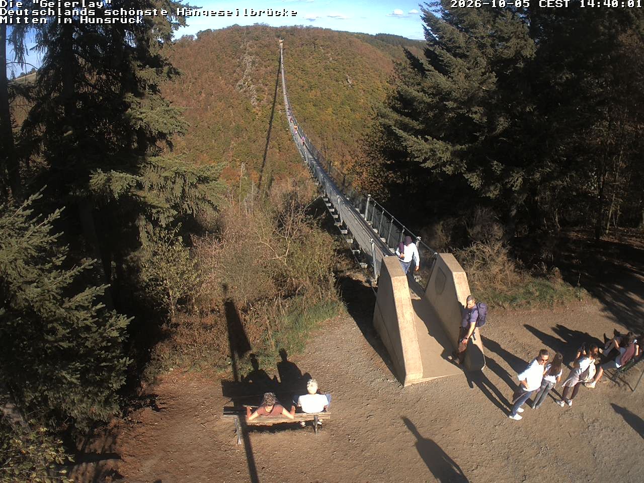 Archiv Foto Webcam Hängebrücke Geierlay bei Mörsdorf