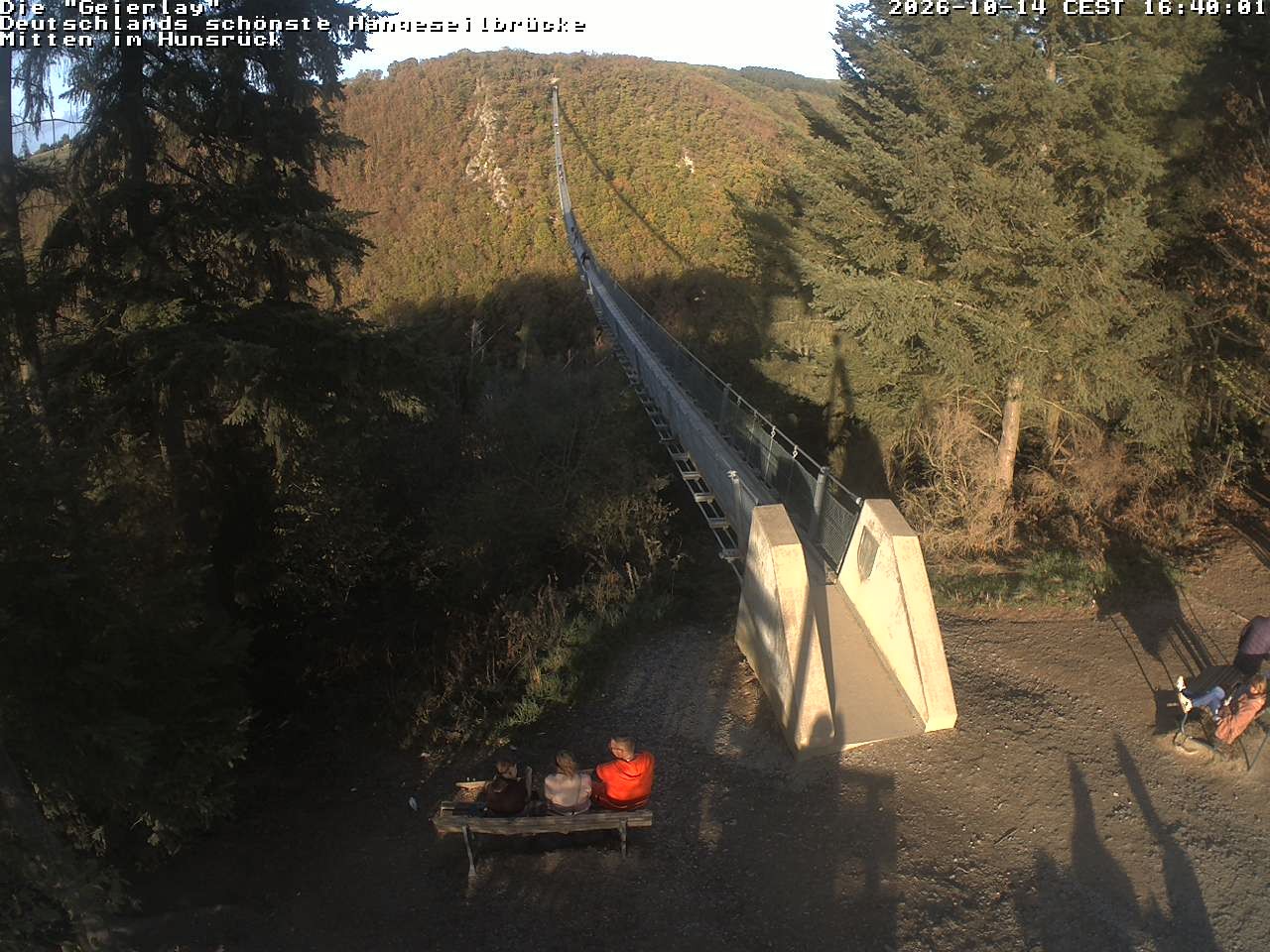 Archiv Foto Webcam Hängebrücke Geierlay bei Mörsdorf