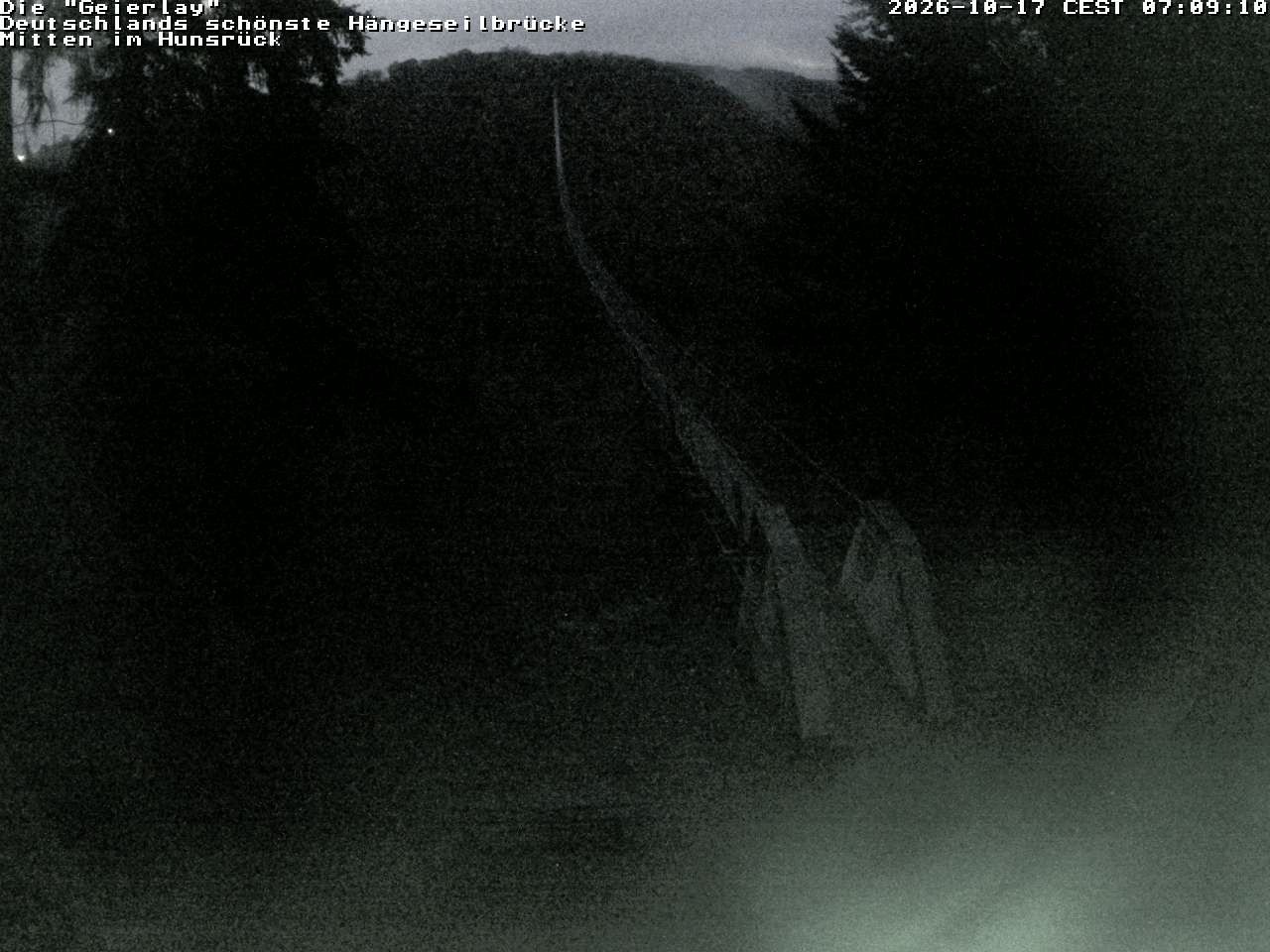 Archived image Webcam Geierlay Suspension Bridge Mörsdorf