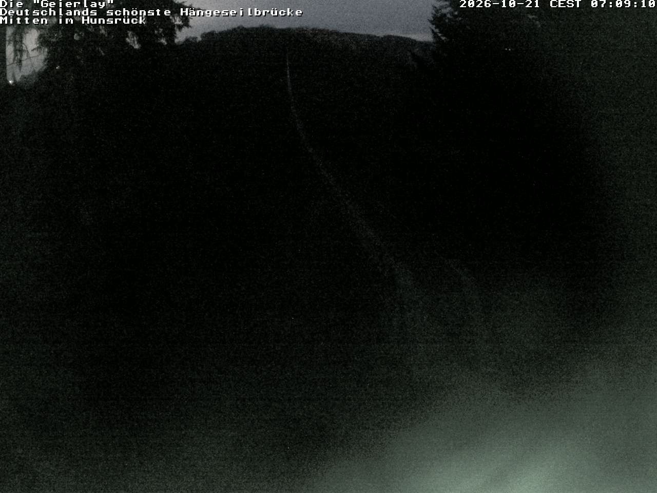 Archived image Webcam Geierlay Suspension Bridge Mörsdorf