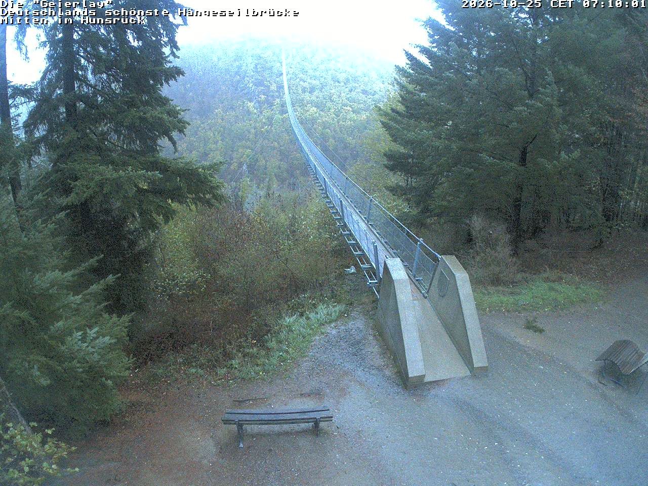 Archiv Foto Webcam Hängebrücke Geierlay bei Mörsdorf