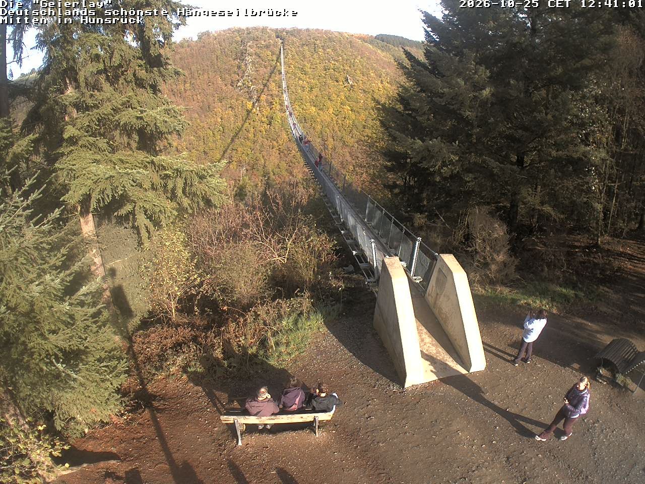 Archiv Foto Webcam Hängebrücke Geierlay bei Mörsdorf