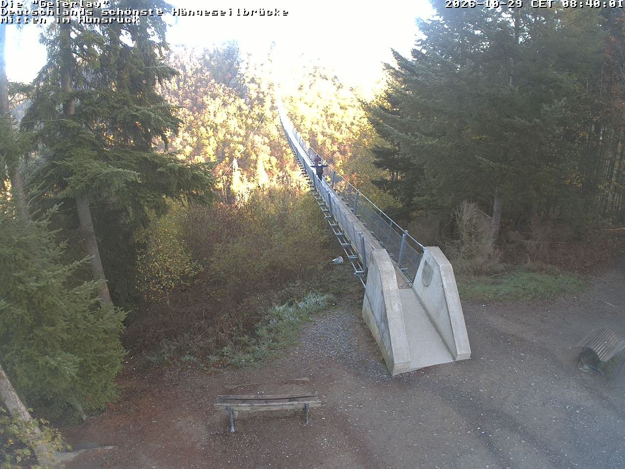 Archiv Foto Webcam Hängebrücke Geierlay bei Mörsdorf