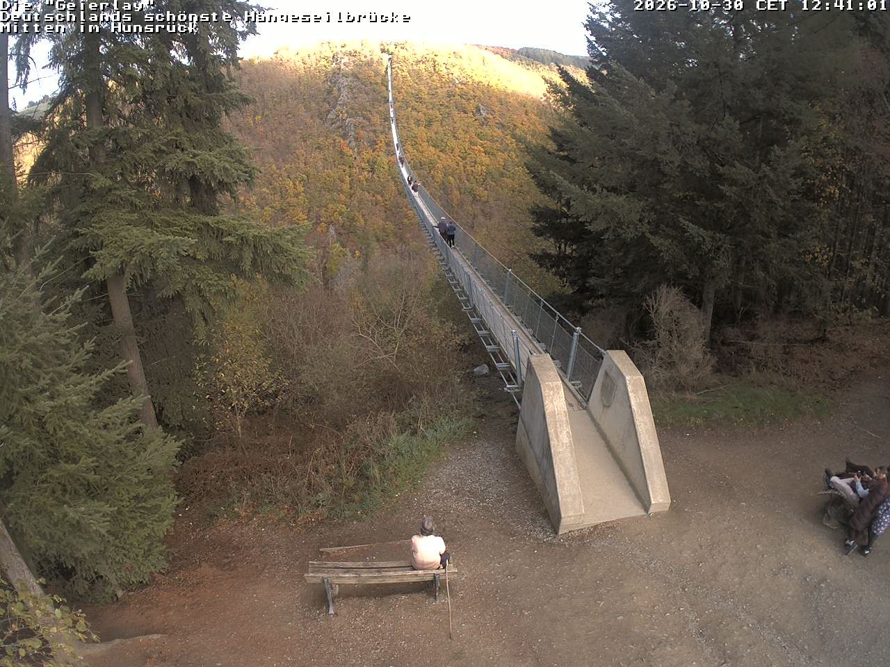 Archiv Foto Webcam Hängebrücke Geierlay bei Mörsdorf