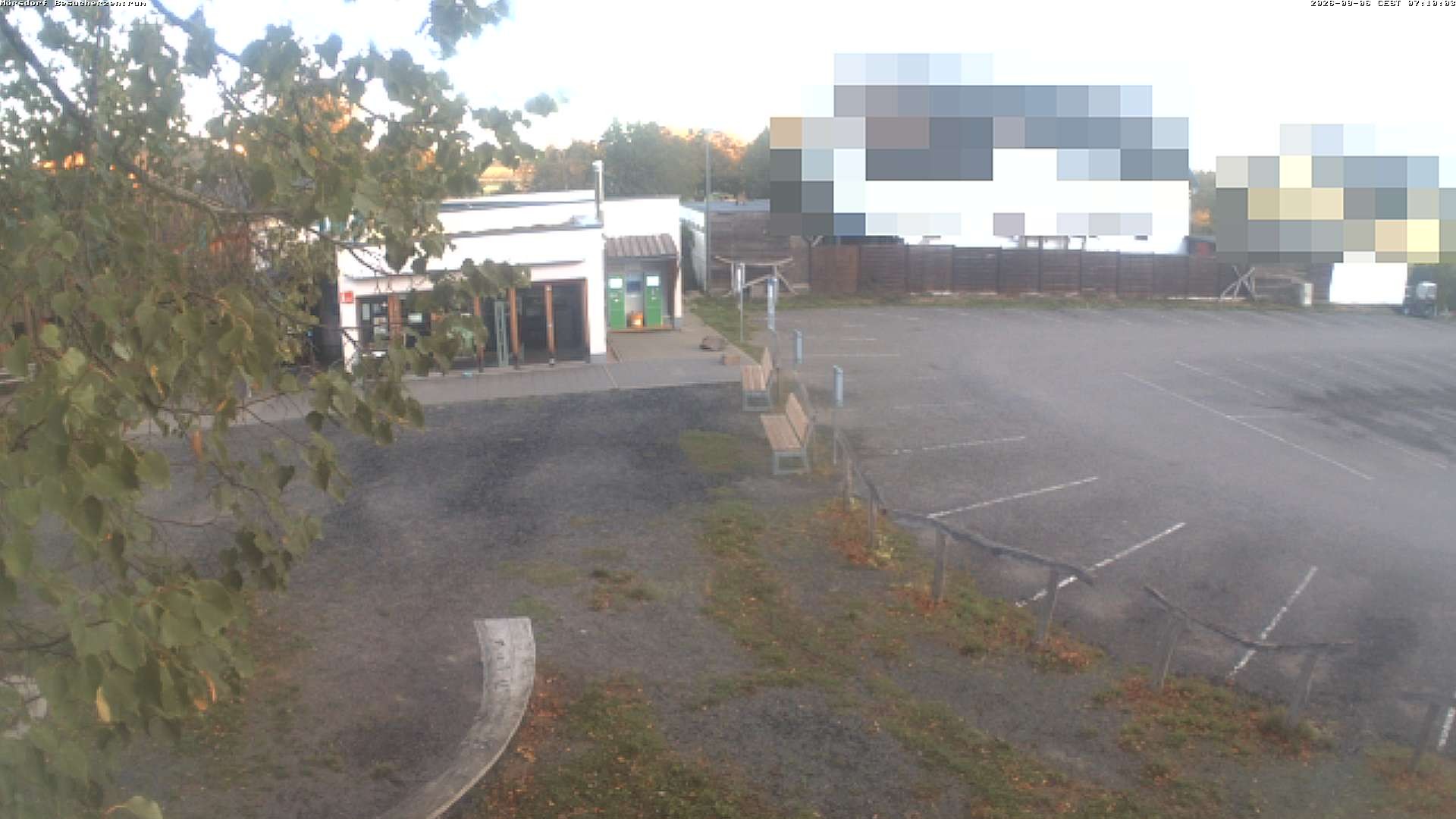 Archived image Webcam Geierlay Visitor Centre in Mörsdorf