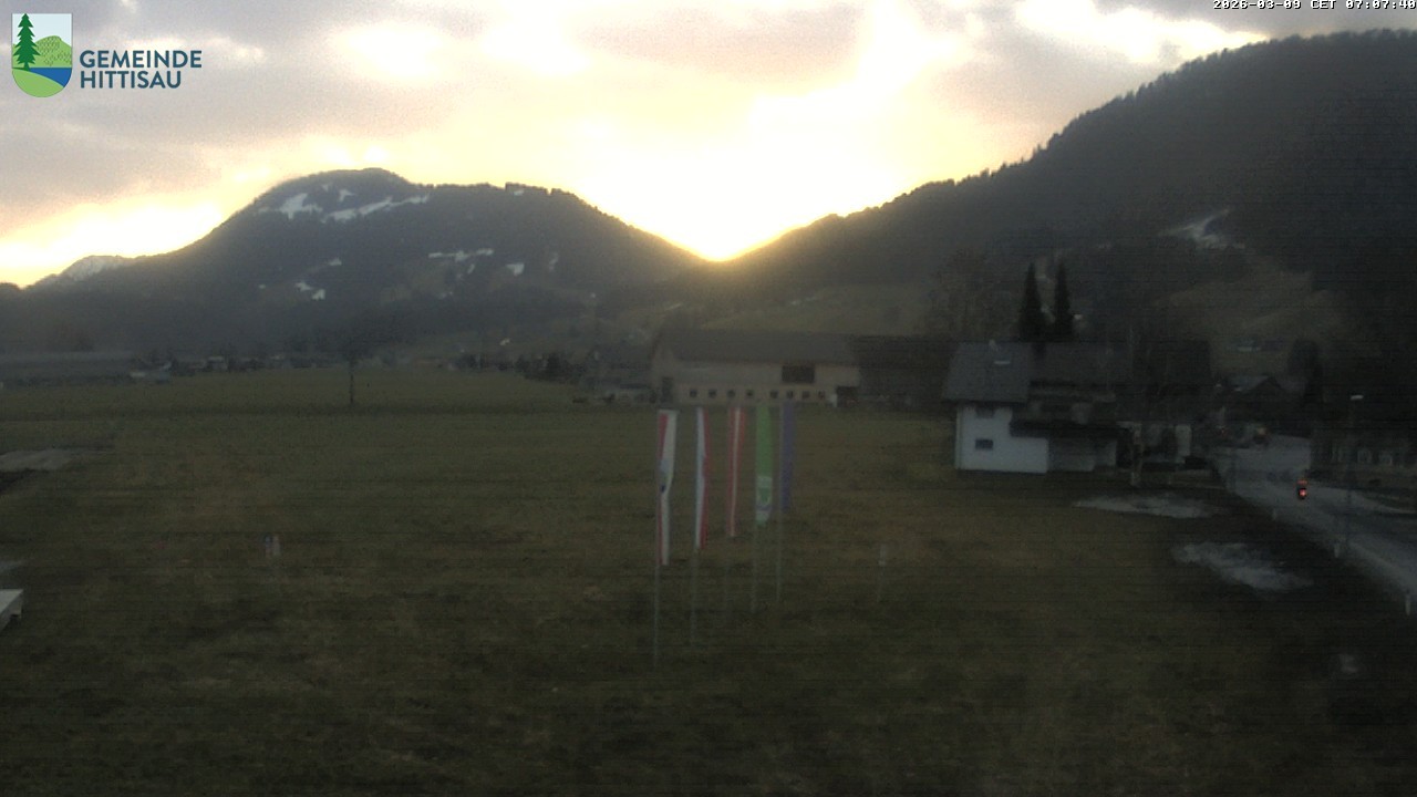 Archiv Foto Webcam Hittisau - Vorarlberg