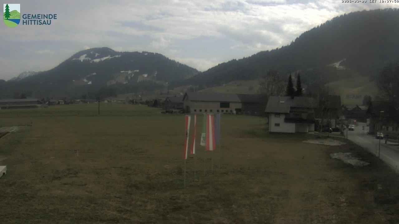 Archiv Foto Webcam Hittisau - Vorarlberg