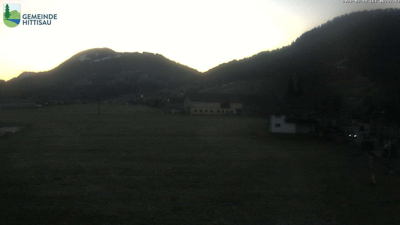 Archiv Foto Webcam Hittisau - Vorarlberg