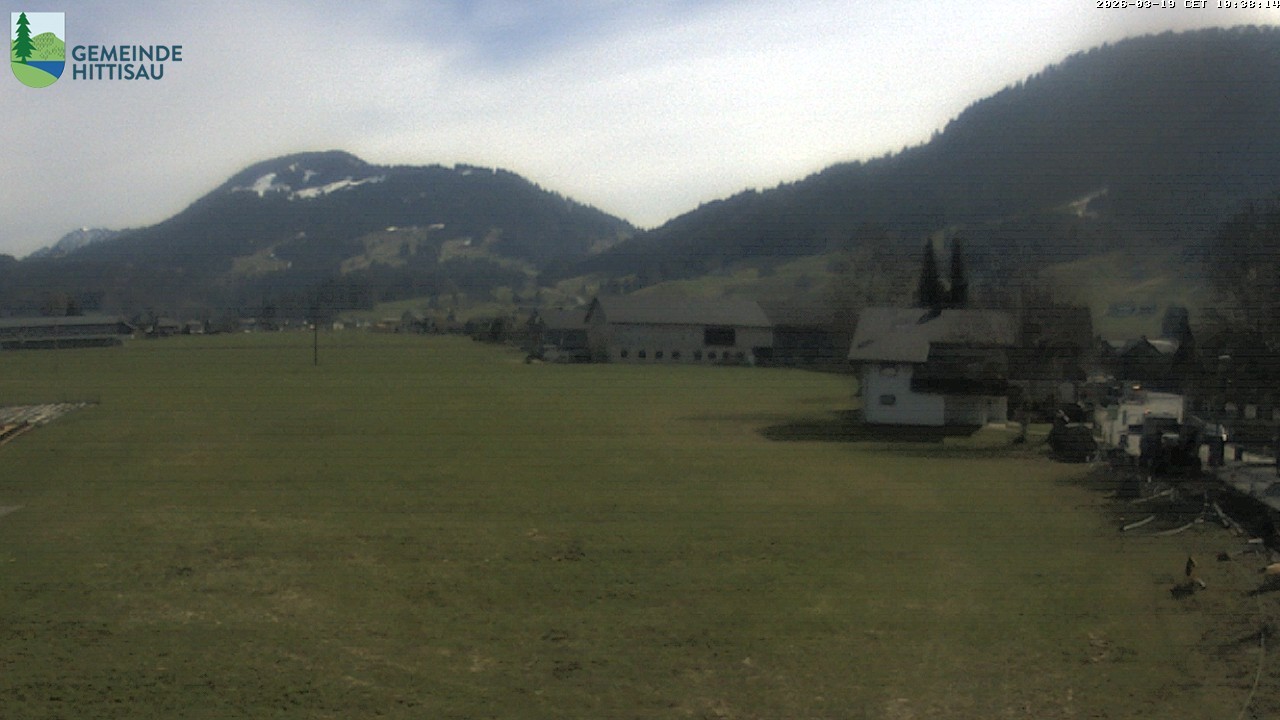 Archiv Foto Webcam Hittisau - Vorarlberg