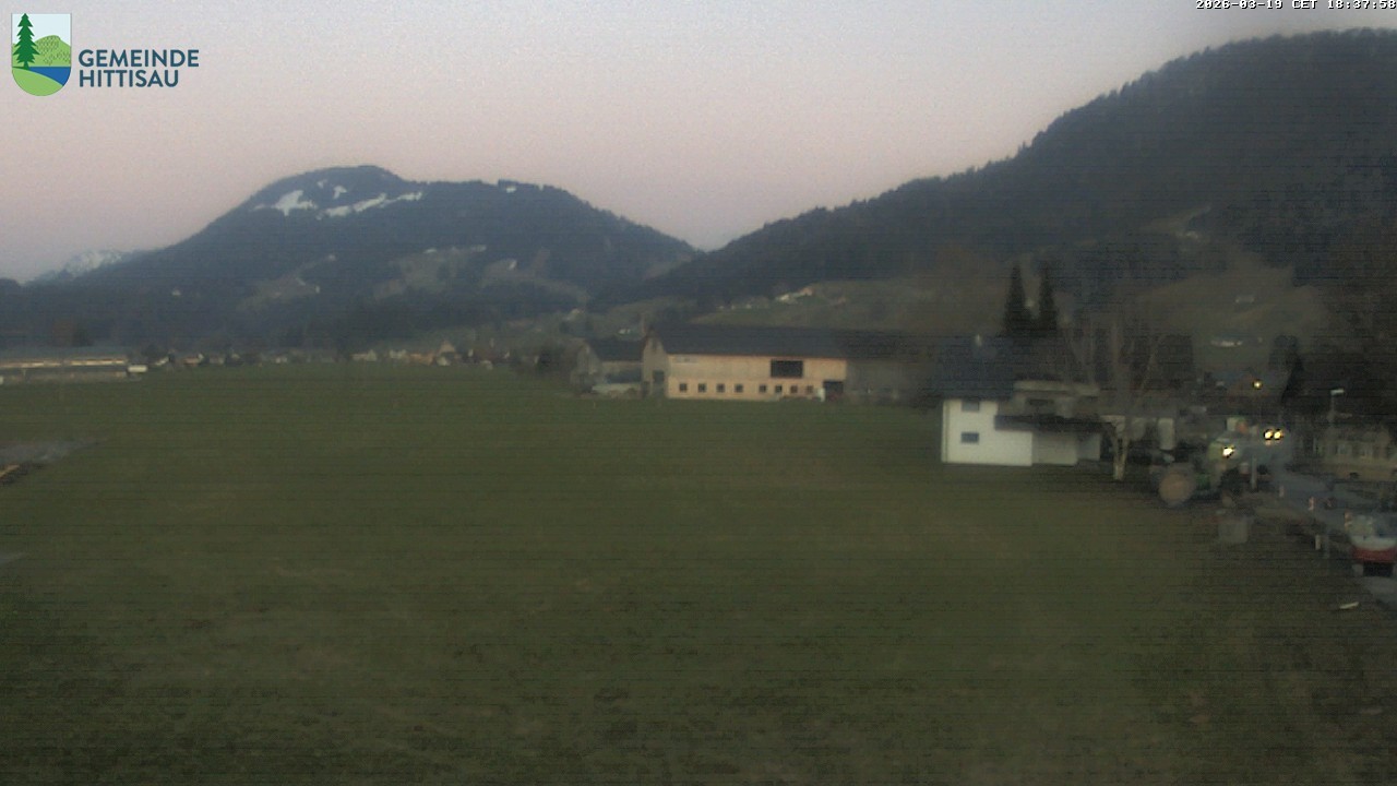 Archiv Foto Webcam Hittisau - Vorarlberg