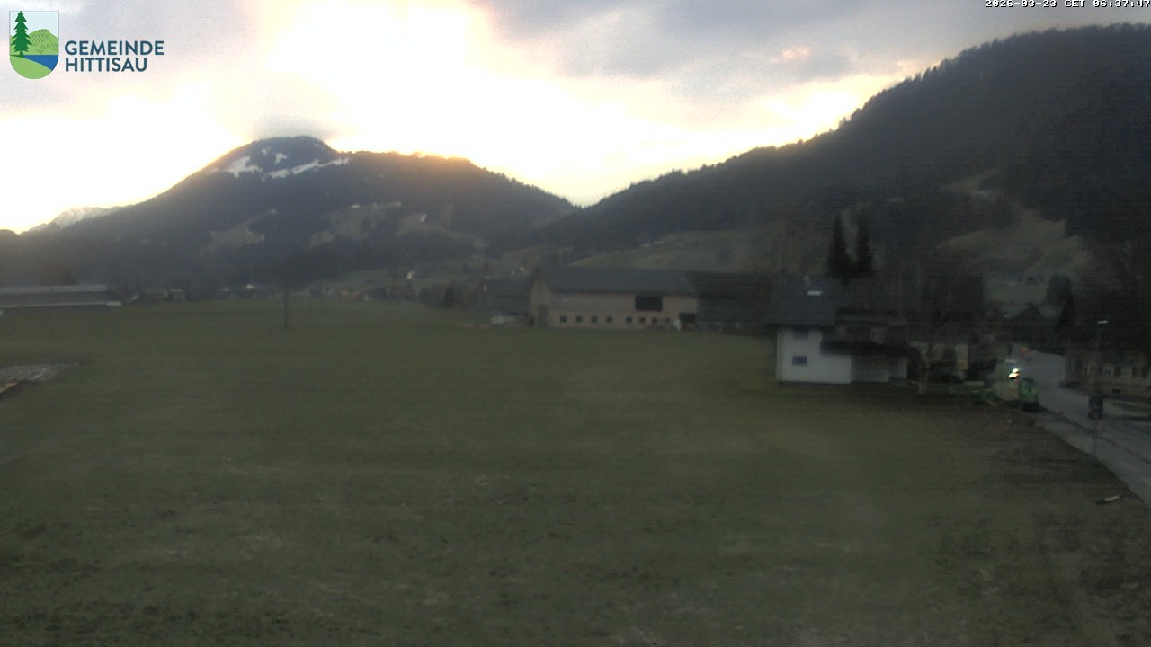 Archiv Foto Webcam Hittisau - Vorarlberg