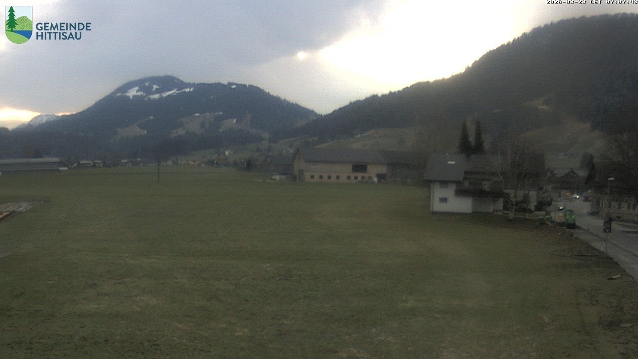 Archiv Foto Webcam Hittisau - Vorarlberg