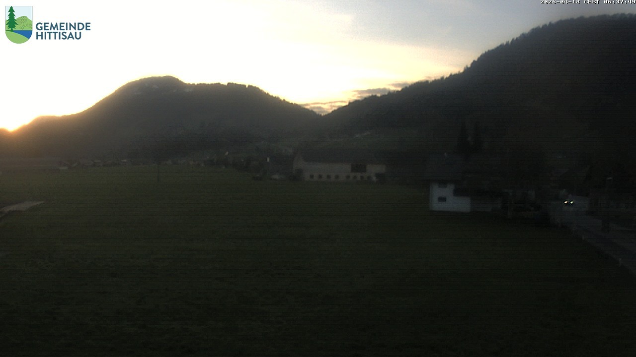 Archiv Foto Webcam Hittisau - Vorarlberg