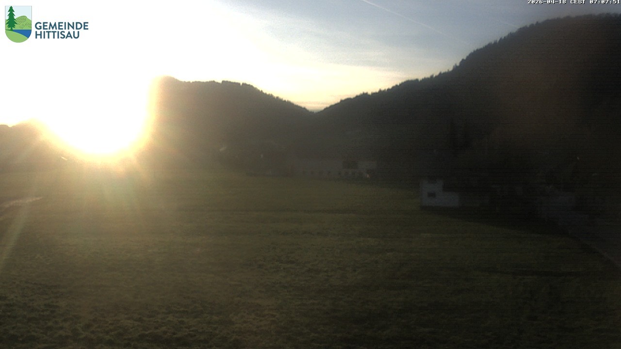 Archiv Foto Webcam Hittisau - Vorarlberg