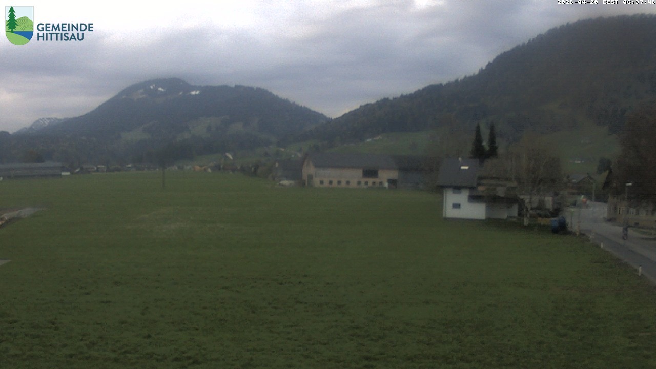 Archiv Foto Webcam Hittisau - Vorarlberg
