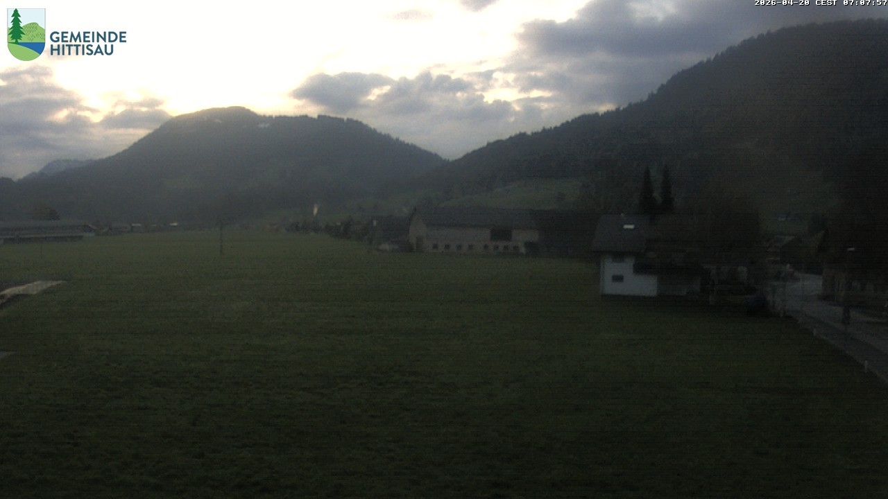 Archiv Foto Webcam Hittisau - Vorarlberg