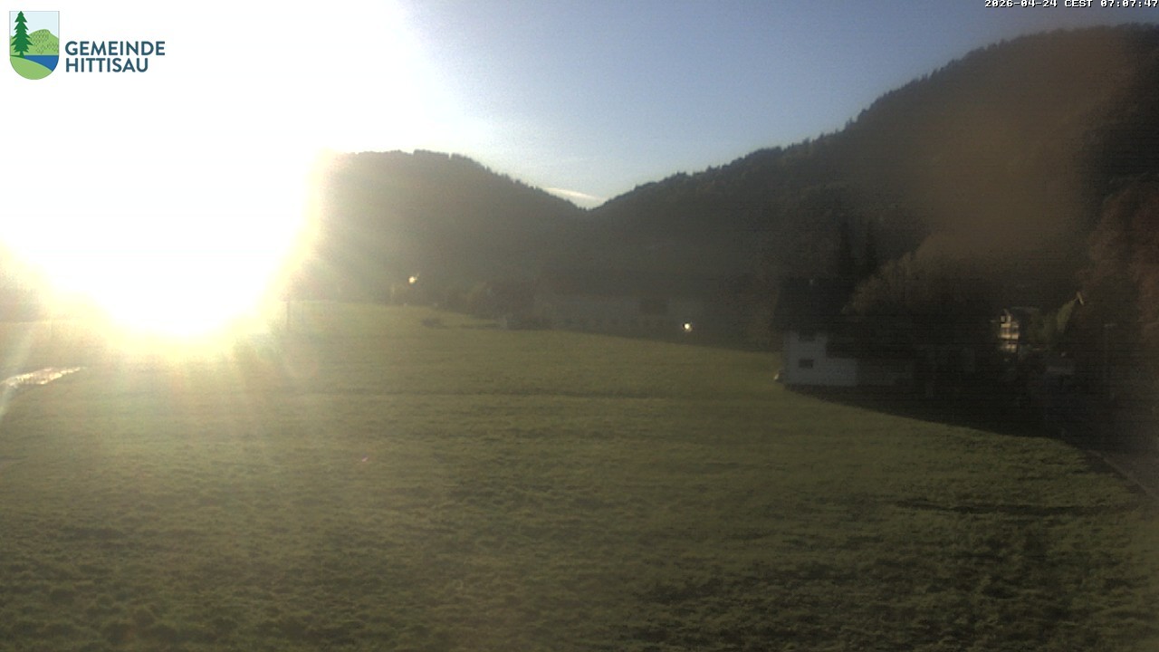 Archiv Foto Webcam Hittisau - Vorarlberg