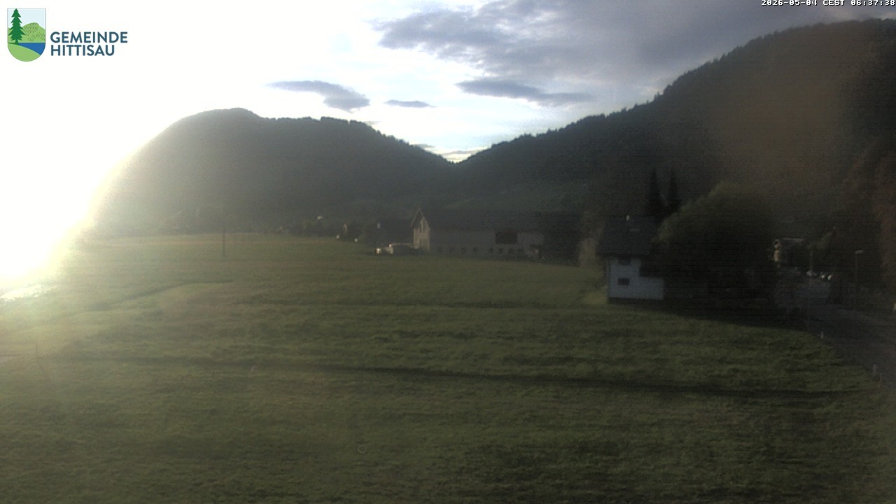 Archiv Foto Webcam Hittisau - Vorarlberg