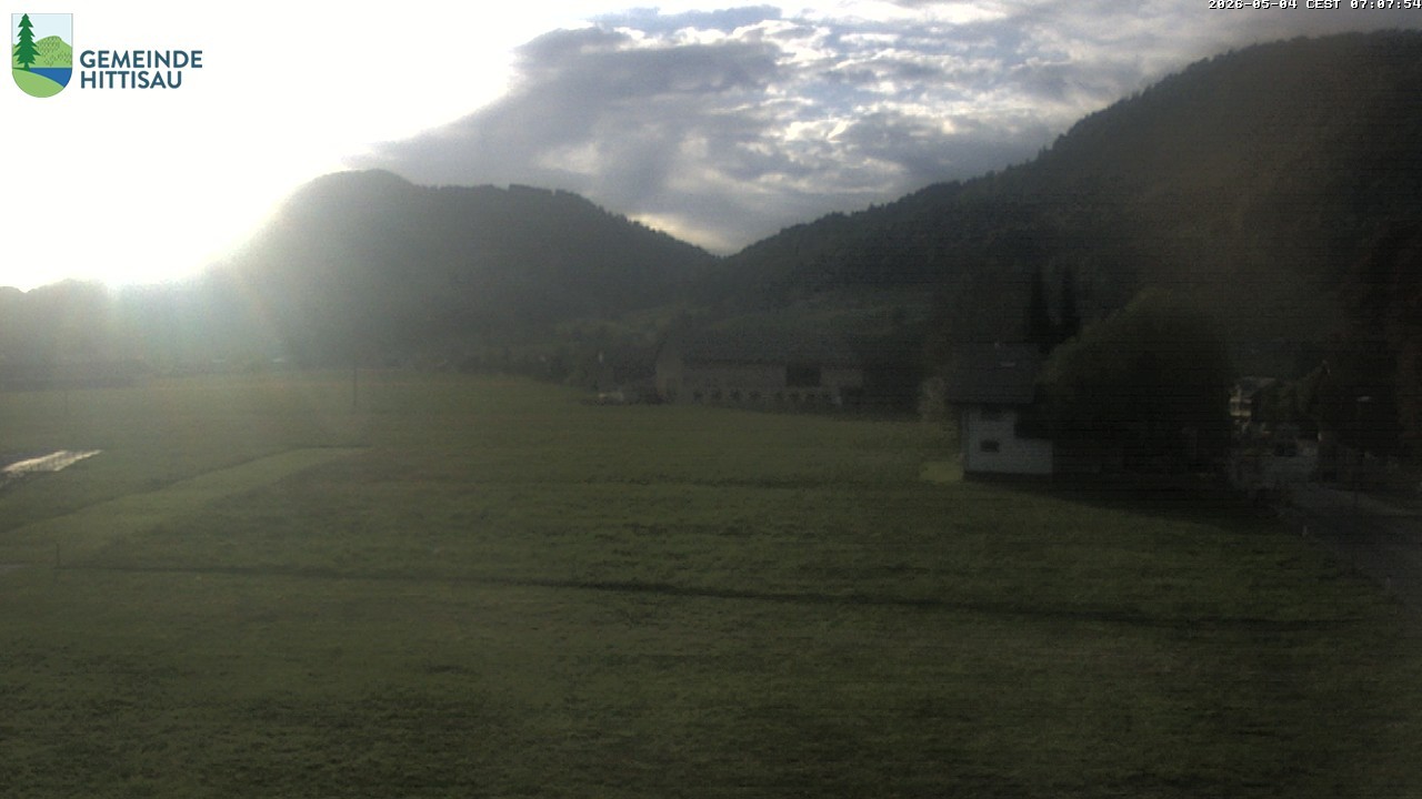 Archiv Foto Webcam Hittisau - Vorarlberg