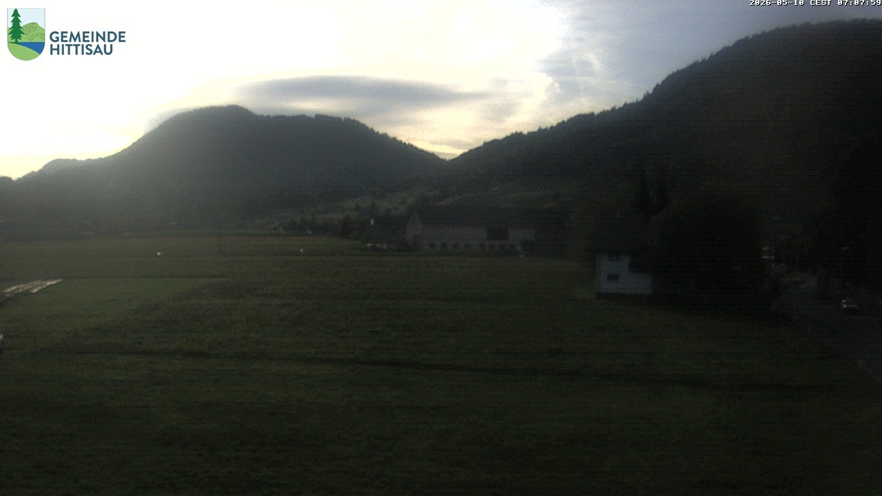 Archiv Foto Webcam Hittisau - Vorarlberg