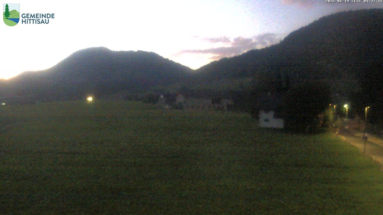 Archiv Foto Webcam Hittisau - Vorarlberg