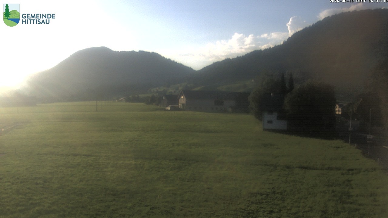 Archiv Foto Webcam Hittisau - Vorarlberg