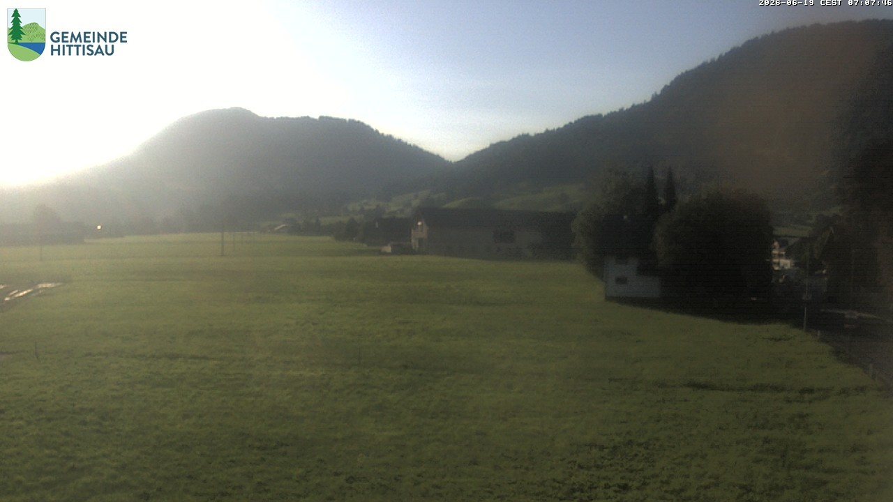 Archiv Foto Webcam Hittisau - Vorarlberg