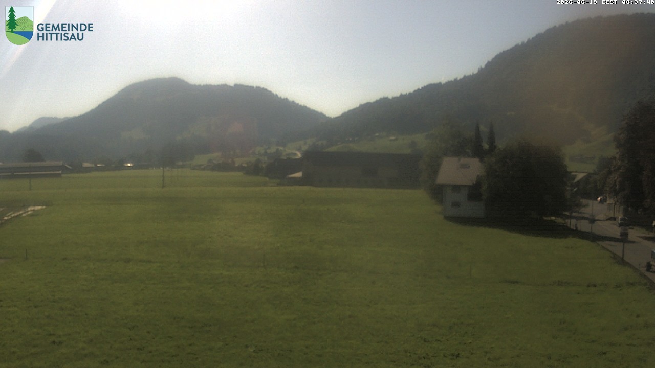 Archiv Foto Webcam Hittisau - Vorarlberg