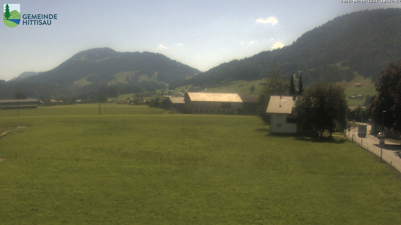 Archiv Foto Webcam Hittisau - Vorarlberg