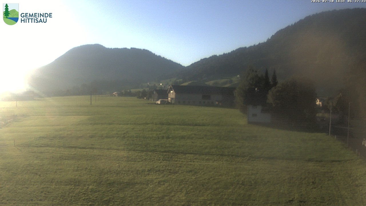 Archiv Foto Webcam Hittisau - Vorarlberg