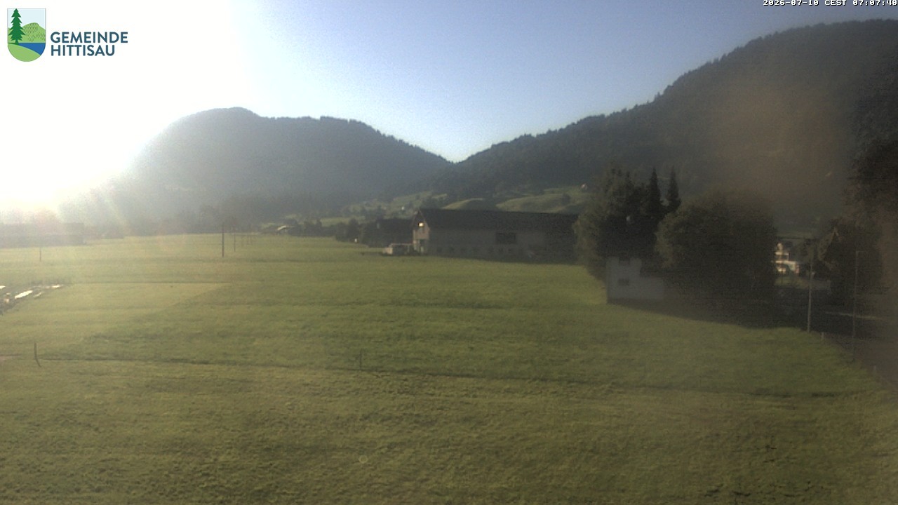 Archiv Foto Webcam Hittisau - Vorarlberg