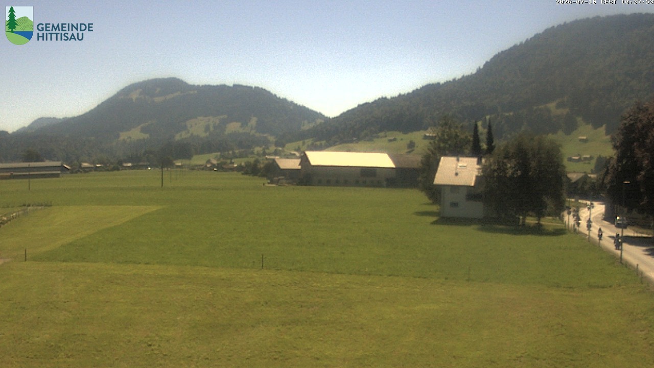 Archiv Foto Webcam Hittisau - Vorarlberg