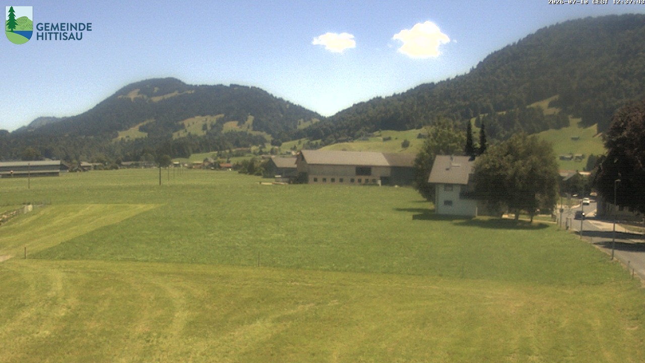 Archiv Foto Webcam Hittisau - Vorarlberg