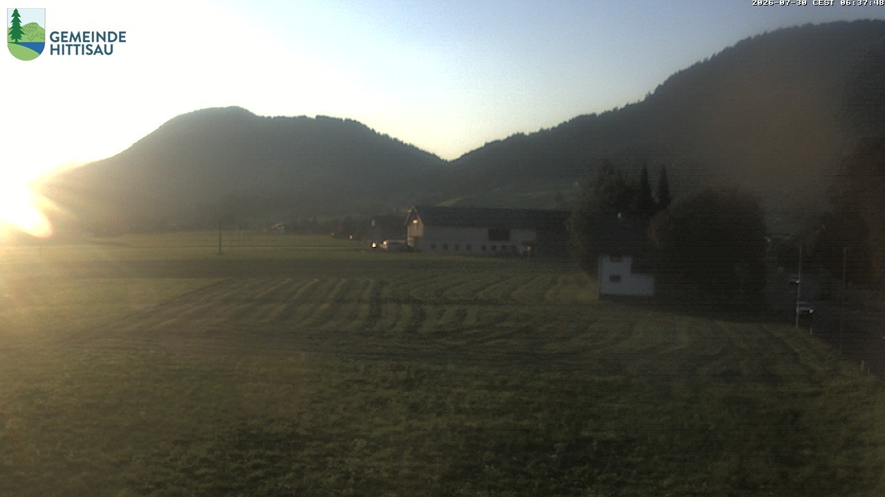 Archiv Foto Webcam Hittisau - Vorarlberg