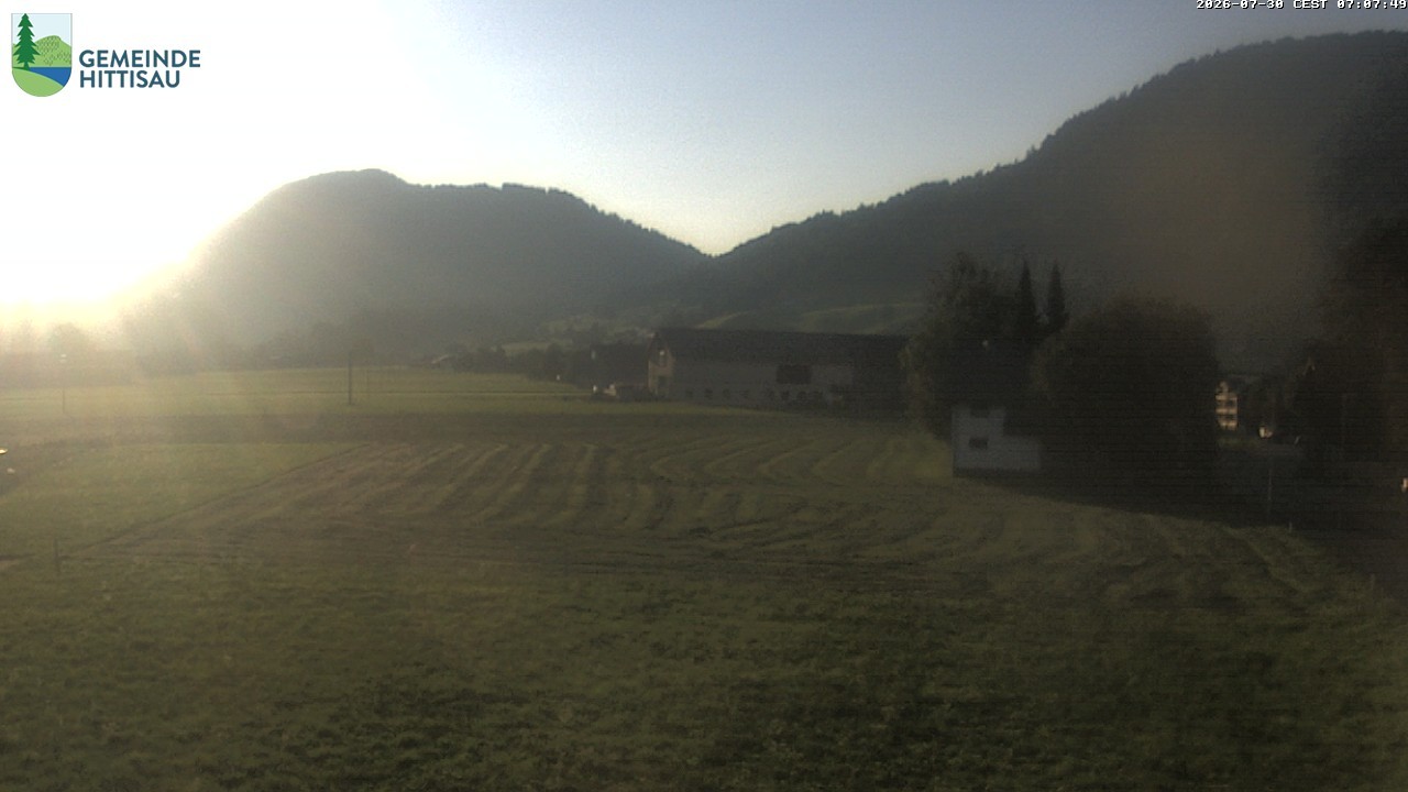 Archiv Foto Webcam Hittisau - Vorarlberg