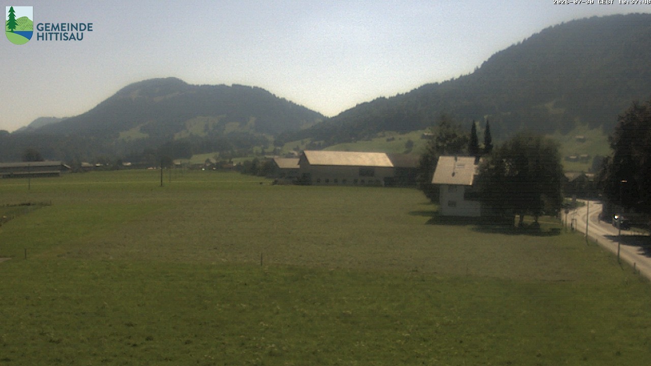 Archiv Foto Webcam Hittisau - Vorarlberg