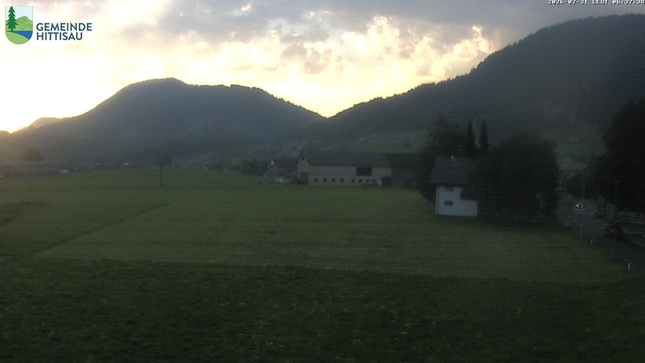 Archiv Foto Webcam Hittisau - Vorarlberg