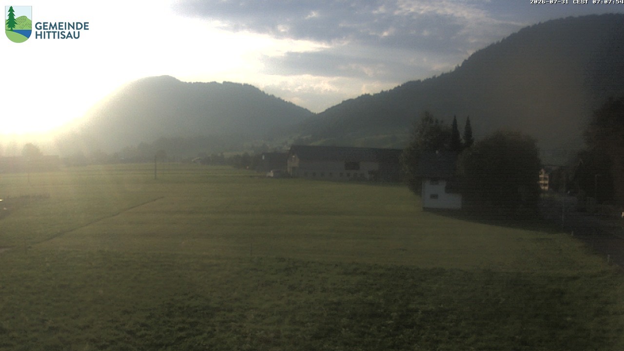 Archiv Foto Webcam Hittisau - Vorarlberg