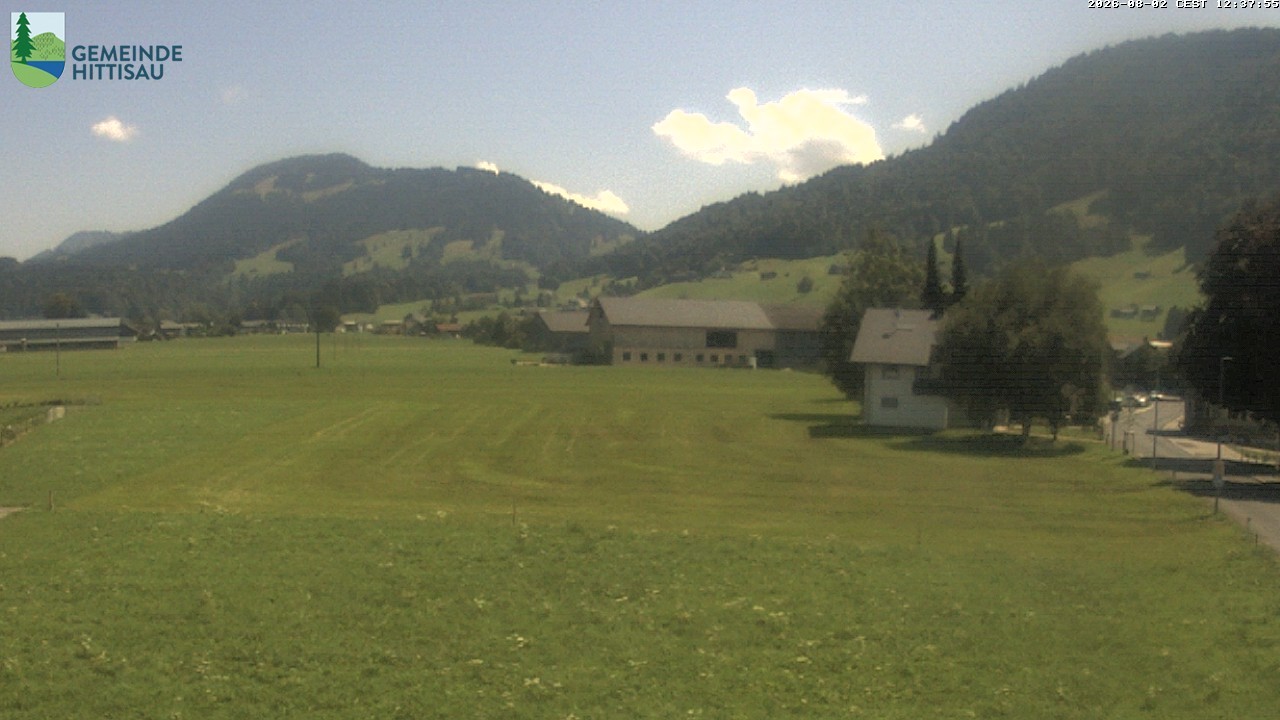 Archiv Foto Webcam Hittisau - Vorarlberg