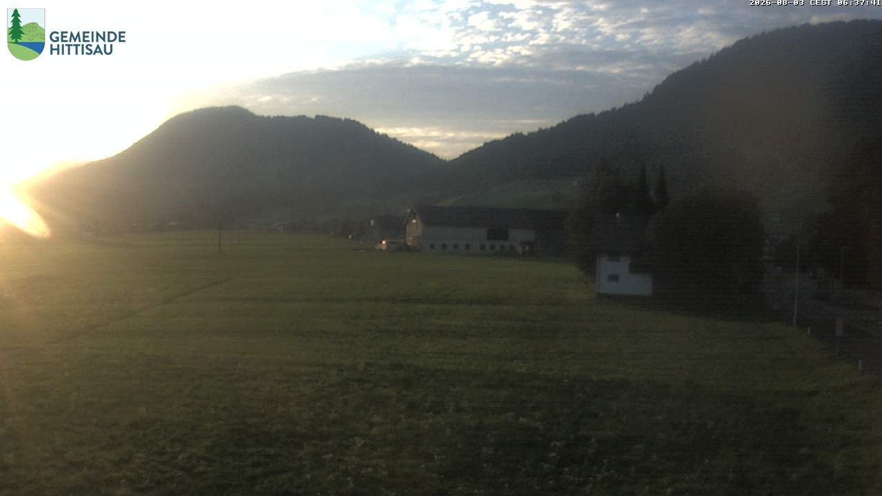 Archiv Foto Webcam Hittisau - Vorarlberg