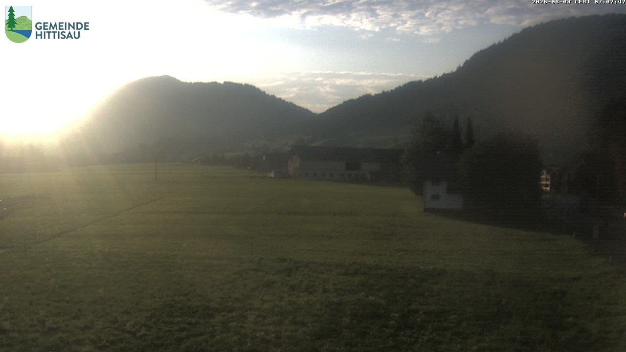 Archiv Foto Webcam Hittisau - Vorarlberg