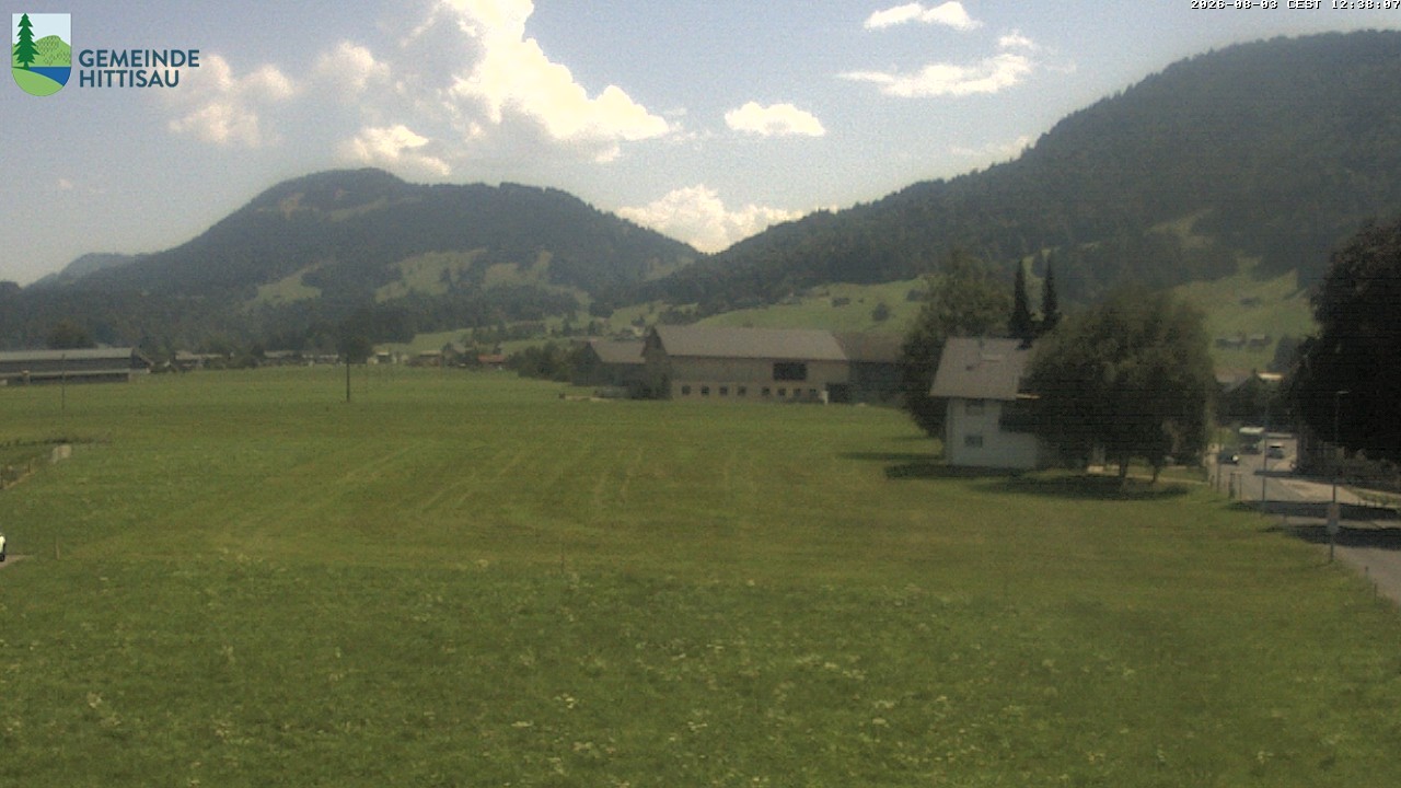 Archiv Foto Webcam Hittisau - Vorarlberg