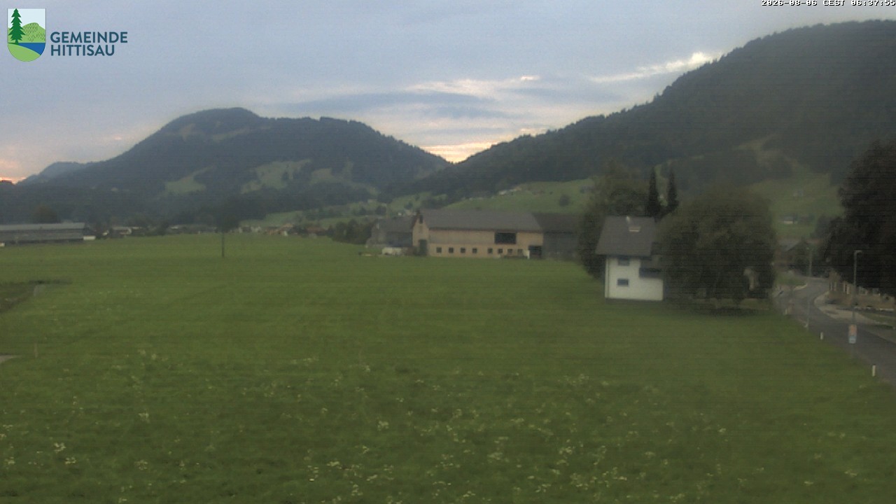 Archiv Foto Webcam Hittisau - Vorarlberg