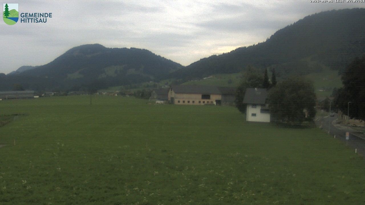 Archiv Foto Webcam Hittisau - Vorarlberg