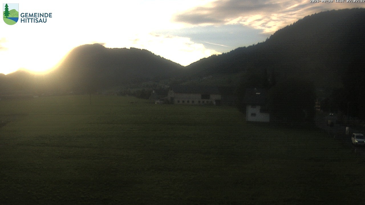 Archiv Foto Webcam Hittisau - Vorarlberg
