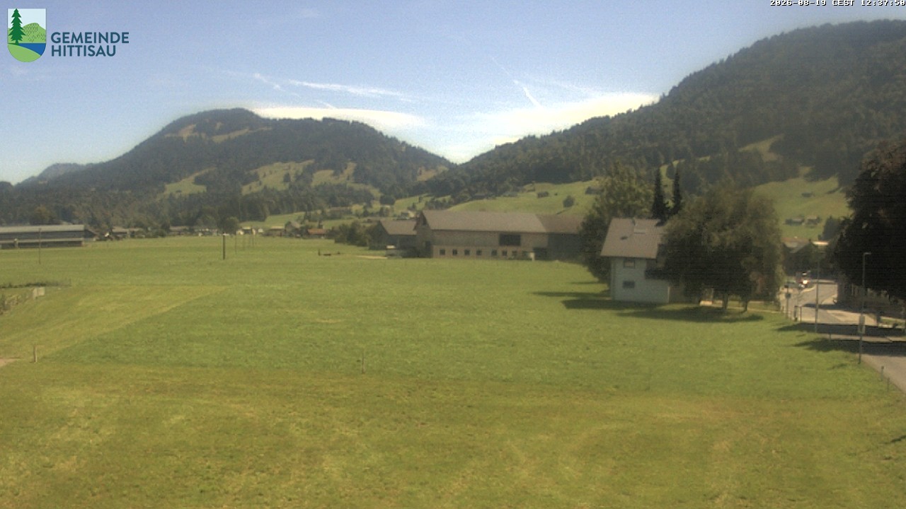 Archiv Foto Webcam Hittisau - Vorarlberg