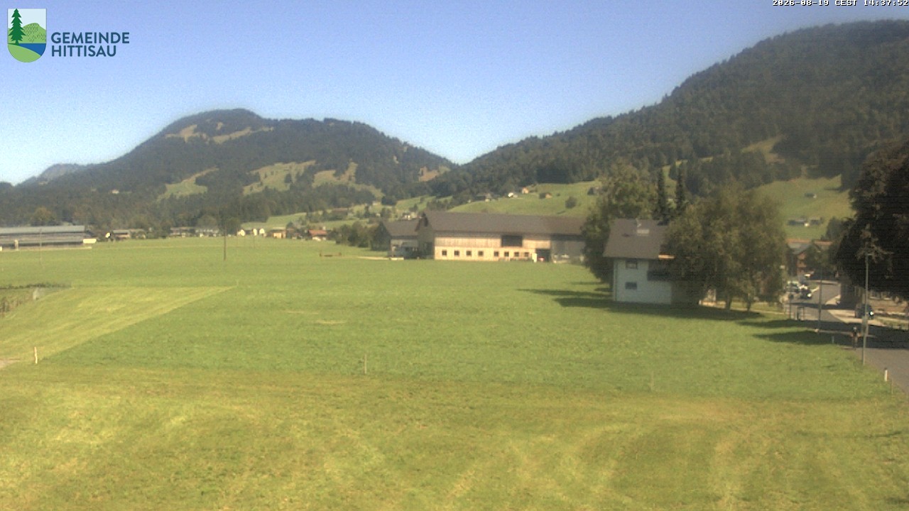 Archiv Foto Webcam Hittisau - Vorarlberg